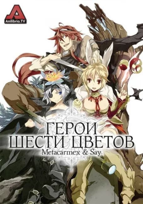 Постер аниме Герои шести цветов